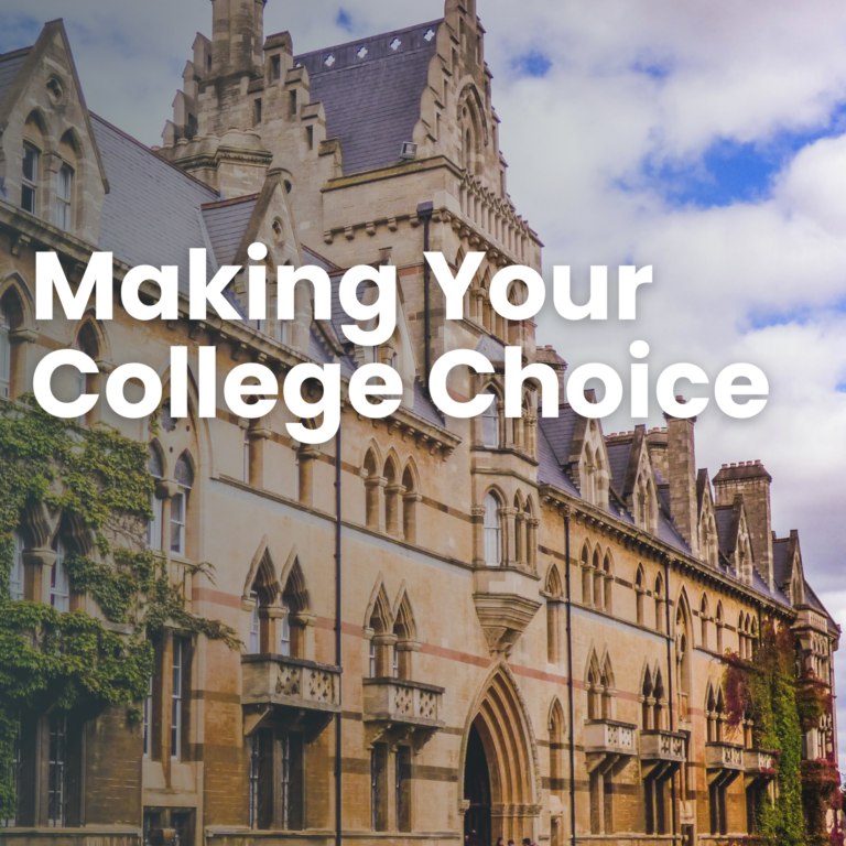 Making Your College Choice